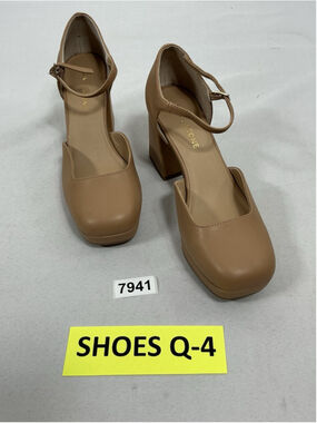 Womans Excellent Condition Sun & Stone Viennaa Platform Pumps 9 M Tan